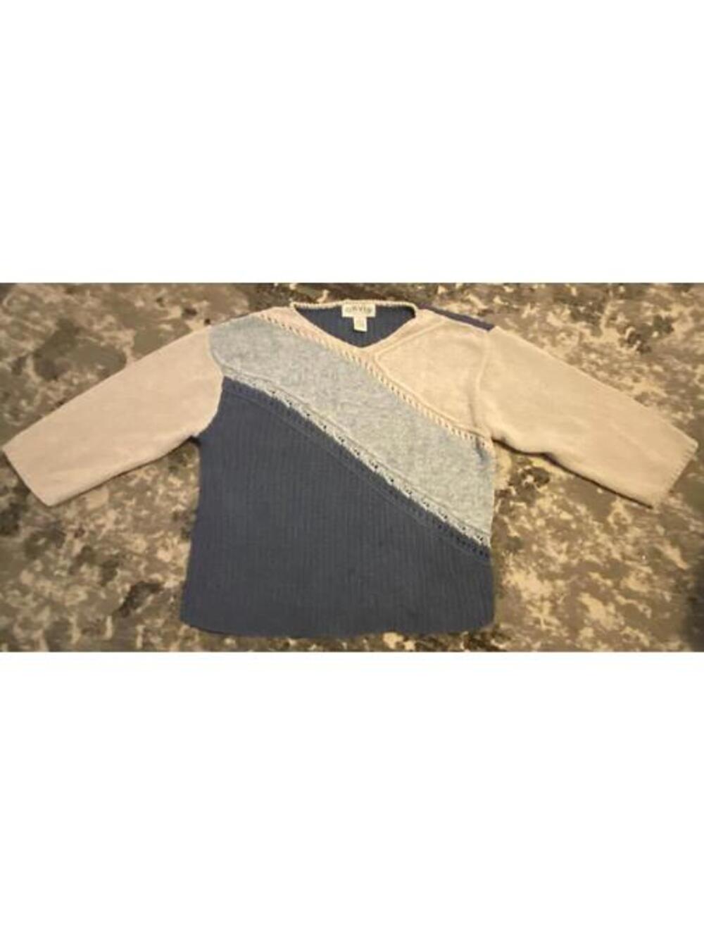 Orvis Casual Knit Sweater - XL, Stylish Multi-Color Design